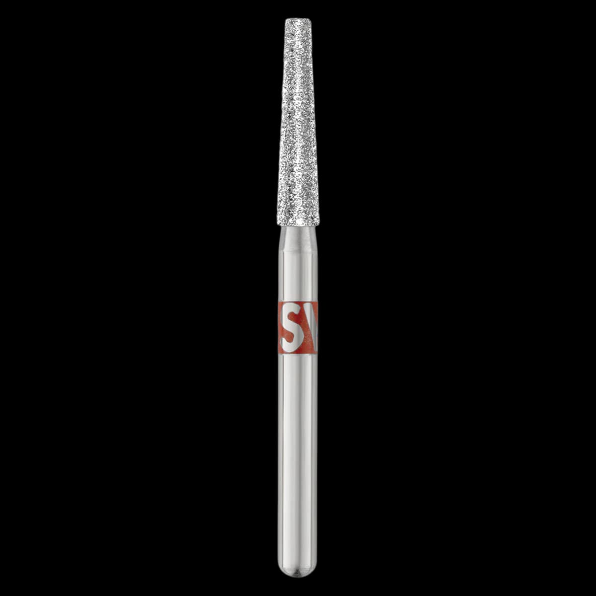 SS White Piranha Single-Use Diamond Bur, FG Flat End Taper, Fine Grit, #847-018F, 25/Pk - 847-018F FG Flat End Taper Piranha Diamond (25) - Image 1