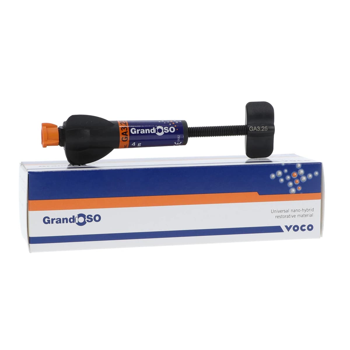 GrandioSO Universal Nanohybrid Restorative Composite, 4g Syringe, Shade GA3.25 - GrandioSo 4g Syringe Shade GA3.25 - Image 1