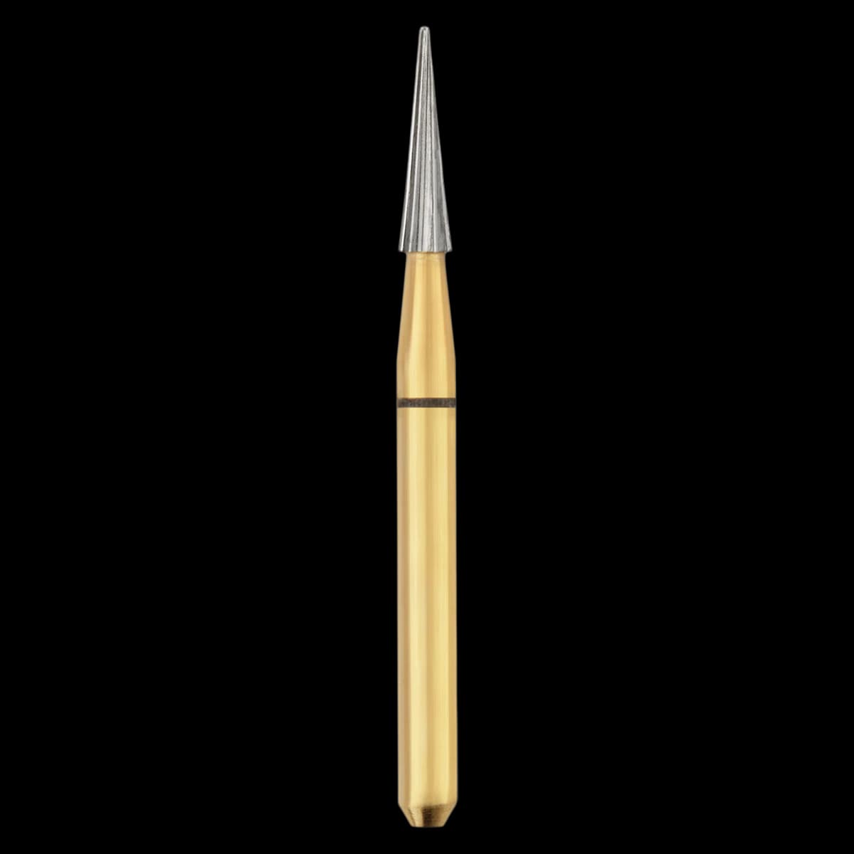 SS White Safe End Series SE6-10 Carbide Finishing Bur, 10-Blade, Friction Grip, 6 mm Head Length, 1.4 mm Head Diameter, 5/Pk, 16008-5 - Safe End 5 Pack Precision Finishing 10 Blade Carbide FG Burs - Image 1