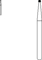 SS White Standard Operative Carbide Bur, FG, Round, #1, 0.8 mm Diameter, 10/Pk, 14964 - Standard Operative Carbide Burs, FG, Round, # 1, 10/Pk, 14964 - Image 1