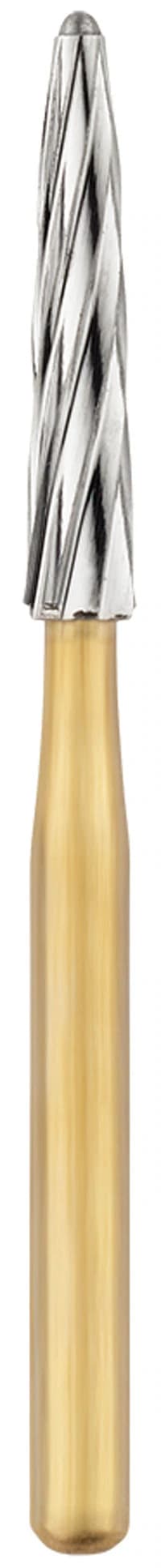 SS White Endo Safe End Carbide Bur, FG, Taper Round End, 1.8 mm Head Diameter, 24 mm Overall Length, 5/Pkg, ESE-018, 16042-5 - Endo Funnel Safe End FG Carbide Burs - Image 1