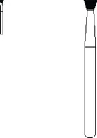 SS White #39 Carbide Bur, Inverted Cone, Right-Angle Latch (RA), 1.8 mm Diameter, 1.3 mm Length, 10/Pkg - Standard Operatory Carbide Burs – RA, Inverted Cone, 10/Pkg - # 39, 1.8 mm Diameter, 1.3 mm Length - Image 1