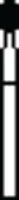 SS White 12-Blade Trimming & Finishing Carbide Bur, FG, Egg Shape, #7377, 5/Pack, 15377-5 - Egg Trimming and Finishing 12 Blade FG Carbide Burs - Image 1