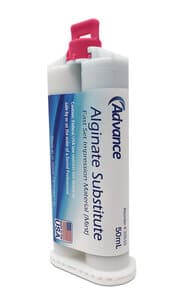 Advance Alginate Substitute Fast Set Mint 50mL Cartridges, Pkg/8 - ADVANCE ALGINATE SUB. 50ml CART FST ST MINT PK8 - Image 1