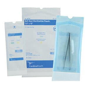 Cardinal Health Self-Seal Sterilization Pouches, 7.5" x 13", Pack of 200 - SELF-SEAL AUTOCLAVE POUCHES .7.5 X 13 PK200 - Image 1