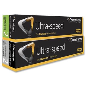 Carestream Health DF-58 Dental Intraoral X-Ray Film, Size #2, Poly-Soft, 150/Pk, #165-8194 - DF-58 #2 FILM POLY SOFT PK150 #165-8194 - Image 1