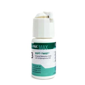 Gingi-Pak Max Soft-Twist Retraction Cord, Size 3 Thick, Epinephrine-Impregnated, 108 in. - GINGI-PAK MAX CORD #3 THICK W/EPINEPHRINE (108) - Image 1