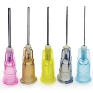 Vista Apex Appli-Vac Needle Tips, 22 Gauge, Black, 3/4" Length, Pack of 100 - APPLI-VAC NEEDLE TIPS 22GA BLACK 3/4 PK 100 - Image 1