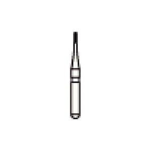 NTI Nano Prep FG Diamond Rotary Instrument, Medium Grit, Blue Ring, Cylinder, Size 007, Pkg/5, N838-007 - NTI DIAMONDS NANO PREP FG PK5 - Image 1