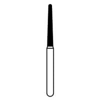 Solo Diamond Single-Use Diamond Burs FG, Round End Taper, 1112.10, 1.2mm, Coarse, Pkg/25 - SOLO DIAMONDS 1112.10C RD END TAPER PK25 - Image 1
