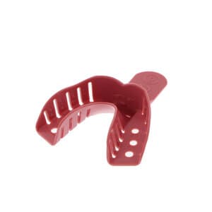 Sultan Dentray II Disposable Impression Trays, Small Lower, Perforated, Size #6, Pack of 12 - DENTRAY II TRAYS SM LOWER .#6 PERFORATED PK12 - Image 1