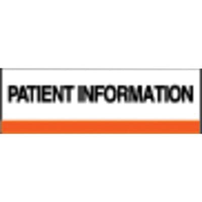 Patterson Office Supplies Index Tab, 1-1/4" W x 1-1/2" H, Patient Information, Orange Stripe, 100/Pkg - Index Tab, 1-1/4" W x 1-1/2" H, 100/Pkg - Patient Information, Orange Stripe - Image 1