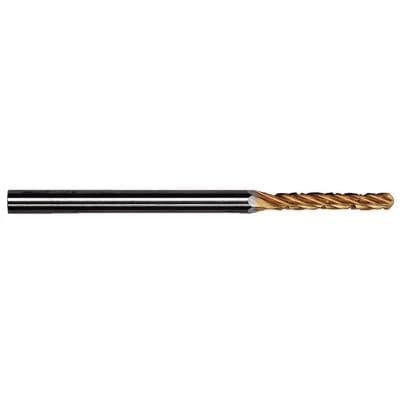 Patterson® Gold Titanium Nitride Lab Bur, Straight Fissure, Crosscut, #32P, 1.600 mm Diameter, 9.525 mm Head Length, HP Standard Shank, 1/Pkg - Patterson® Gold Titanium Nitride Lab Burs – HP Standard, 1/Pkg - Straight Fissure, # 32P, 1.600 mm Diameter, 9.525 mm Length - Image 1