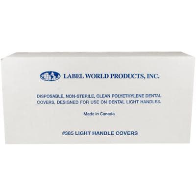 WCP Solutions Light Handle Covers, Clear, 3-1/4" W x 8" L, 1000/Pkg - Light Handle Covers – Clear, 1000/Pkg - Light Handle Covers – Clear, 1000/Pkg - Image 1