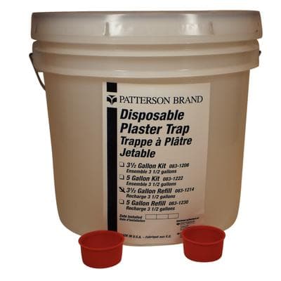 Patterson® Disposable Plaster Trap Refill, 3.5 Gallon (1 Trap + 2 End Caps) - Patterson® Disposable Plaster Trap - Refill, 3.5 Gallon - Image 1