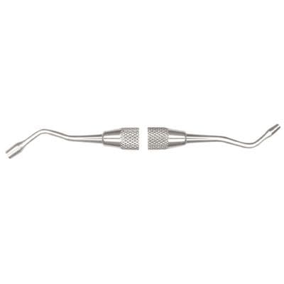 Patterson® Amalgam Plugger #2 Hollenback, Double End, Standard Handle, Stainless Steel, 1/Pkg (828843) - Patterson® Amalgam Pluggers – 2 Hollenback, Standard Handle, Double End - Patterson® Amalgam Pluggers – 2 Hollenback, Standard Handle, Double End - Image 1