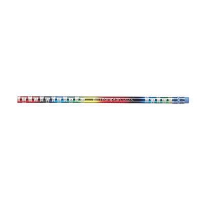 Rainbow Foil Tooth Pencils, Personalized, 7", White Ink, 432/Pkg - Rainbow Foil Tooth Pencils, Personalized, 7", 432/Pkg - 432/Pkg - Image 1