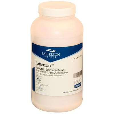 Patterson® Standard Denture Base Powder, Light Fibered Plus, 1 lb - Patterson® Standard Denture Base Powder - Powder, Light Fibered Plus, 1 lb - Image 1