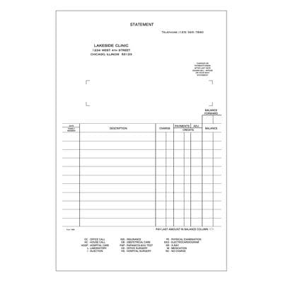 Ledger Cards, Personalized, White, 5-1/2" x 8-1/2", 500/Pkg - Safeguard Compatible - Ledger Cards, Personalized, White, 500/Pkg - Safeguard Compatible - Image 1