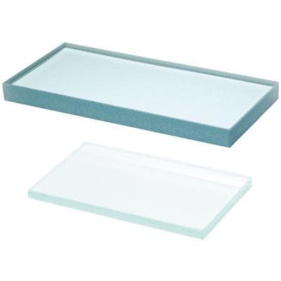 Glass Mixing Slab, Clear, 6" x 3" x 1/2", 1/Pkg - Glass Mixing Slabs - Clear, 6" x 3" x 1/2" - Image 1