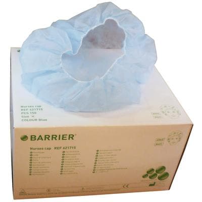 Annie Bouffant Cap, Blue, Medium, 150/Pkg - Annie Bouffant Cap – Blue, 150/Pkg - Medium - Image 1