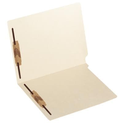 14-Pt. Single Ply End-Tab Folders, 9-1/2" x 12-1/4", No Fasteners, Manila, 100/Box - 14-Pt. Single Ply End-Tab Folders, 9-1/2" x 12-1/4" - No Fasteners, 100/Box - Image 1