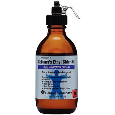 Gebauer Ethyl Chloride Topical Anesthetic, Jet Stream Fine Spray, 3.9 oz Bottle - Ethyl Chloride® Topical Anesthetic – 3.9 oz Bottle, Jet Stream - Fine - Image 1
