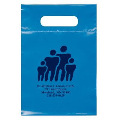 Designer Supply Bags, Small, 1-Color/1-Sided, 7" W x 10-1/2" H, 250/Pkg - Designer Supply Bags – 250/Pkg - Small, 1-color/1-sided - Image 1