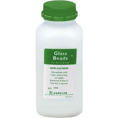 Zest Anchors Glass Beads Aluminum Oxide, 1 lb Bottle - Glass Beads Aluminum Oxide 1 lb Bottle - Glass Beads Aluminum Oxide 1 lb Bottle - Image 1