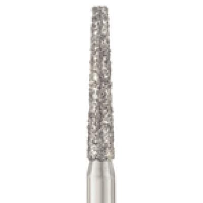 Patterson® Disposable Diamond Bur, FG, Coarse, Green Ring, Cone Flat End, 1.6 mm Diameter, 8.0 mm Length, 25/Pkg, #847-016C - Patterson® Disposable Diamonds – FG, Coarse, Green, Cone Flat End, 25/Pkg - # 847-016C, 1.6 mm Diameter, 8.0 mm Length - Image 1