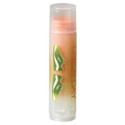 Personalized Clear Tube Colorful Lip Balm, Assortment Pack Up to 3 Flavors, 600/Pkg - Personalized Clear Tube Colorful Lip Balm - Assortment Pack Up to 3 Flavors, 600/Pkg - Image 1