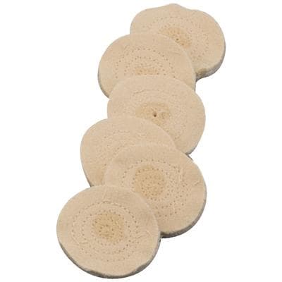 Dixon Miniature Finex Muslin Buff, 16-Ply, 2" Diameter, 4 Row Stitching, 1/Pkg - Miniature Finex Muslin Buffs – 16-Ply - 2" diameter, 4 Row Stitching, 1/Pkg - Image 1