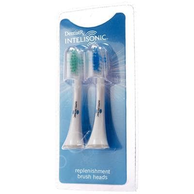 InteliSonic™ Replacement Brush Heads, Full Size, 2/Pkg - InteliSonic™ Brush Heads, 2/Pkg - InteliSonic™ Brush Heads, 2/Pkg - Image 1