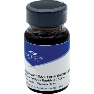 Patterson Ferric Sulfate 15.5% Liquid, 30 ml Bottle - Patterson Ferric Sulfate 15.5 Liquid – 30 ml Bottle - Patterson Ferric Sulfate 15.5 Liquid – 30 ml Bottle - Image 1