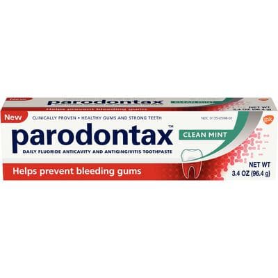 Parodontax Toothpaste, Clean Mint, 3.4 oz Tube, Cavity Protection & Periodontal Disease, 1/Pkg - Parodontax Toothpaste, 3.4 oz - Clean Mint - Image 1