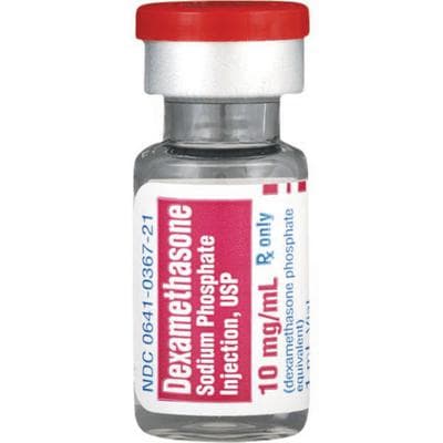 Dexamethasone Sodium Phosphate Injection USP, 10 mg/mL, 1 mL Vial, 25/Pkg, NDC 00641-0367-25 - Dexamethasone Sodium Phosphate Injection – 10 mg/ml Strength, 1 ml, 25/Pkg - Dexamethasone Sodium Phosphate Injection – 10 mg/ml Strength, 1 ml, 25/Pkg - Image 1
