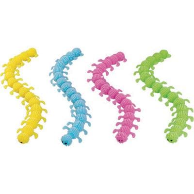 Stretchy Caterpillar Assortment, Assorted Colors, Latex Free, 36/Pkg - Stretchy Caterpillar Assortment, 36/Pkg - 36/Pkg - Image 1
