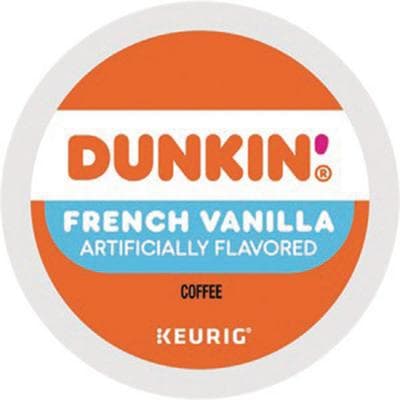 Dunkin' Donuts French Vanilla K-Cup Coffee Pods, Light Roast, 24 Count (GMT81467) - Keurig K-Cup® Packs – Flavored Coffees, 24/Pkg - Dunkin Donuts® French Vanilla - Image 1