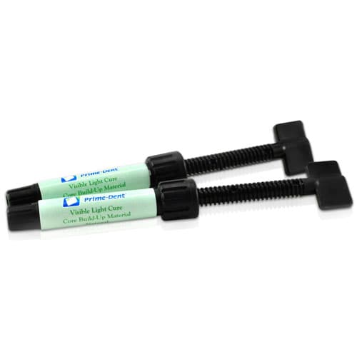 Prime Dental Visible Light Cure Core Build-Up Syringe, Natural, 003-022, 5/Pack - Prime Dental - Visible Light Cure Syringe - Image 1