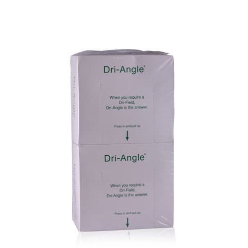 Dri-Angles Small Silver Absorbent Cotton Roll Substitutes, 400/Box, 32SAG/300-624 - Dri-Angles Small Silver 400/Box 32SAG/300-624 - Image 1