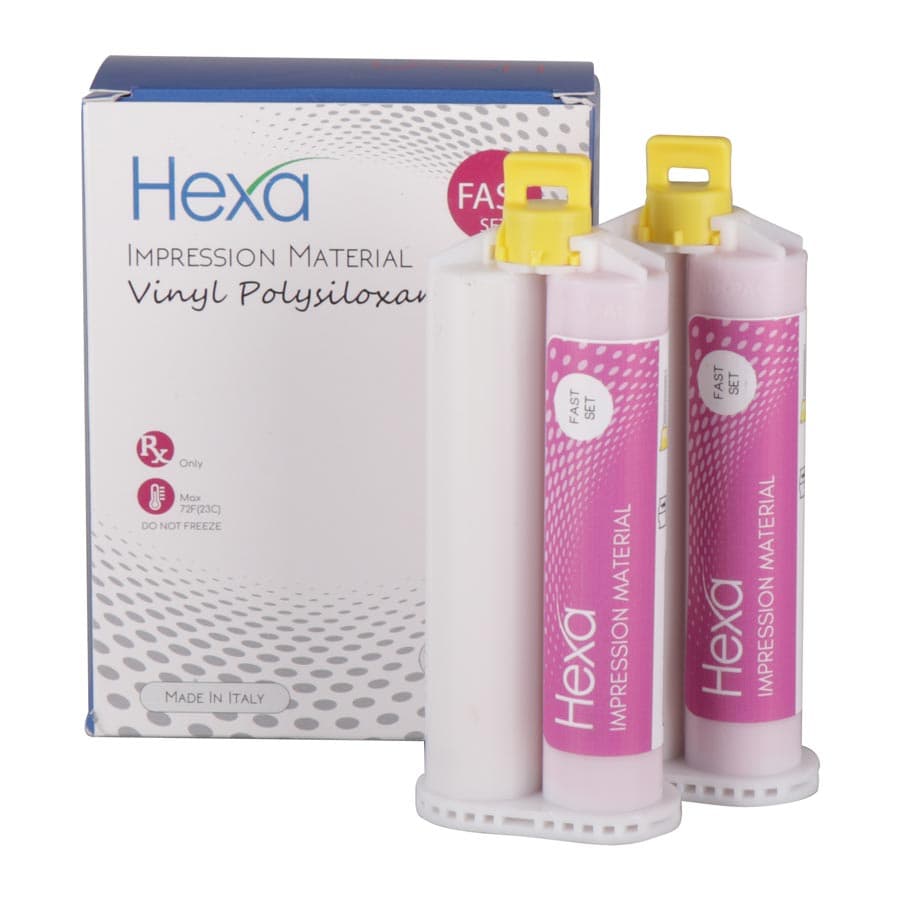 Hexa Dental Hexa VPS Monophase Fast Set Purple 4X50mL, 200/Box - Hexa Dental - Hexa VPS - Image 1