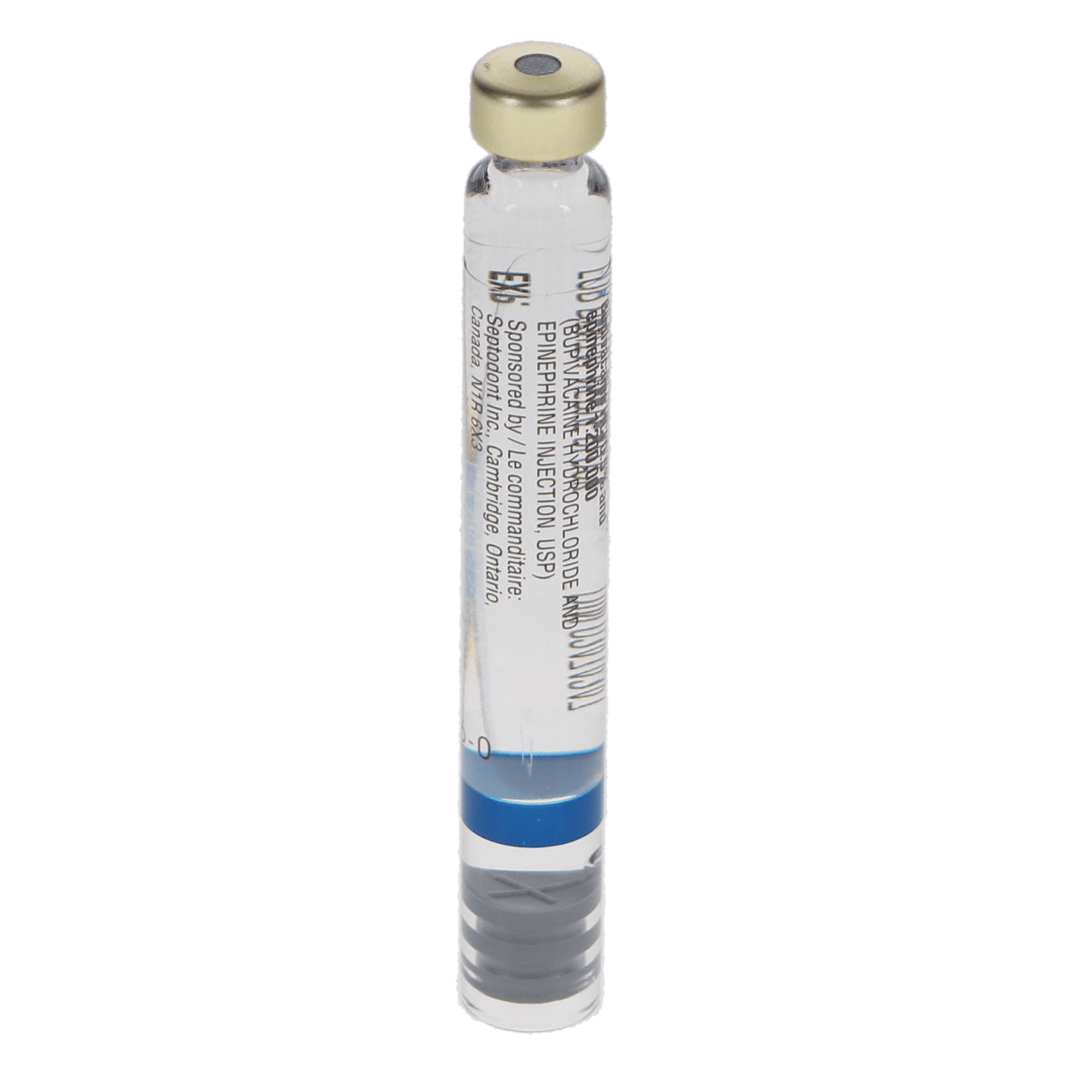 Cook-Waite Marcaine Bupivacaine HCl 0.5% with Epinephrine 1:200,000, 1.8 mL Dental Cartridges, 50/Pk, 99188 - Cook-Waite, Marcaine Bupivacaine HCl 0.5%, with Epinephrine, 1:200,000, 1.8 ml, 50/Pk, 99188 - Image 1