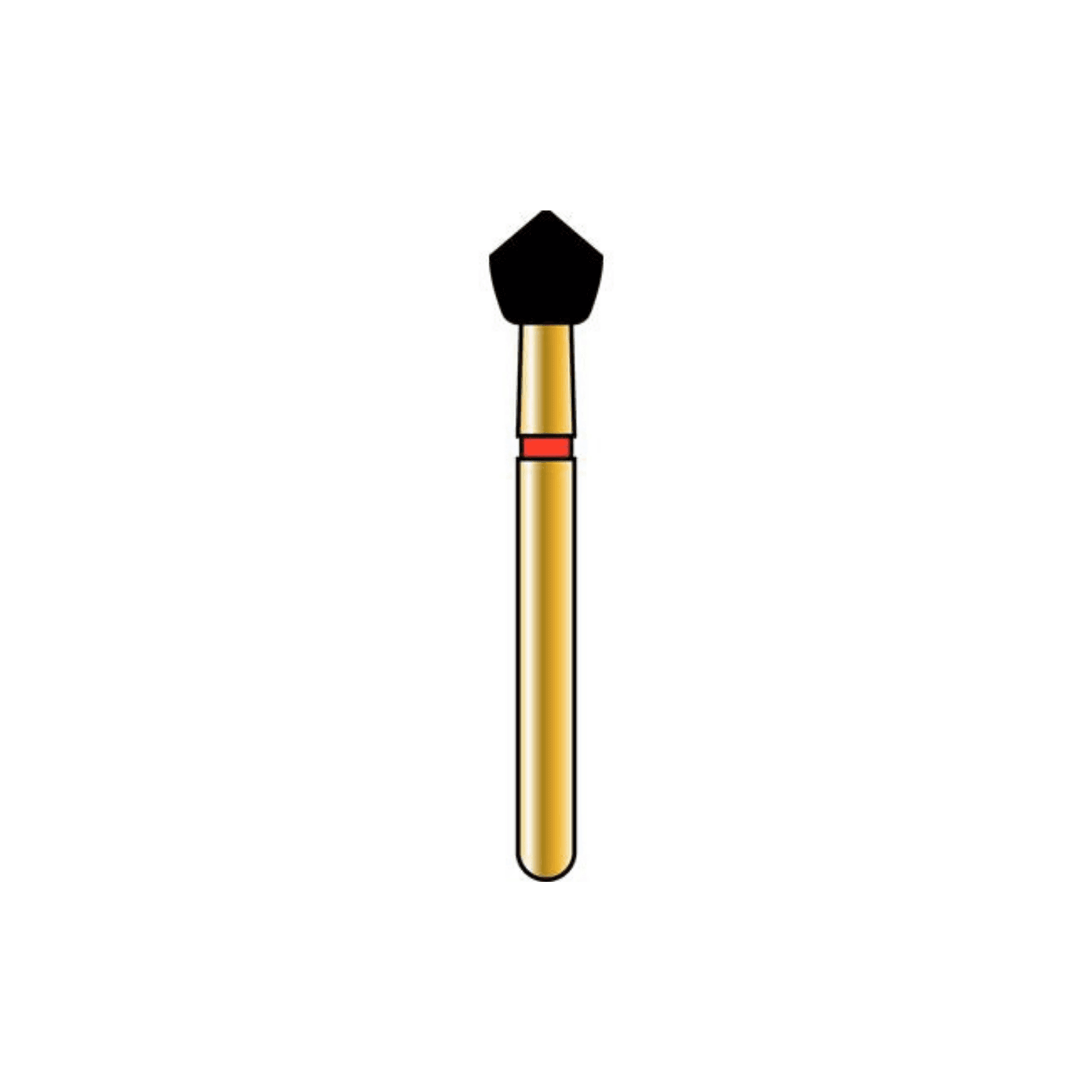 Alpen Multi-Use Diamond Burs, FG, Acorn, #905, 2.7 mm, Fine Grit, Red, 5/Pk, R905F027FG - Alpen Multi-Use Diamond Burs, FG, Acorn, # 905, 2.7 mm, Fine, Red, 5/Pk, 60032667 - Image 1