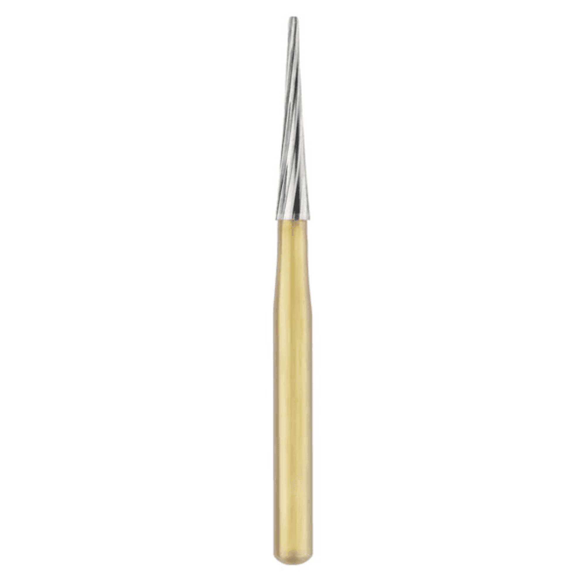 12-Blade Composite Trimming & Finishing Carbide Burs, FG, Tapered Fissure, # CFT3, 10/Pk - 12-Blade Composite Trimming & Finishing Carbide Burs, FG, Tapered Fissure, # CFT3, 10/Pk - Image 1
