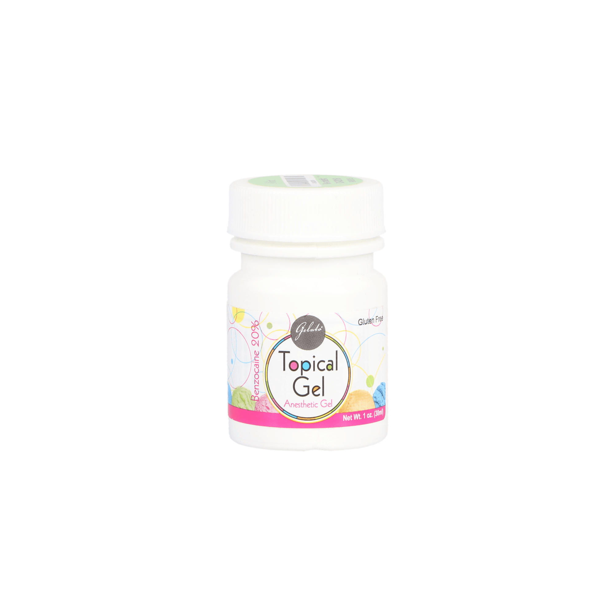 Gelato Topical Anesthetic Gel, 20% Benzocaine, Mint, 1 oz/Bottle, 1/Pk - Gelato Topical Anesthetic Gel, 1 oz/Bt, Mint, 1/Pk - Image 1