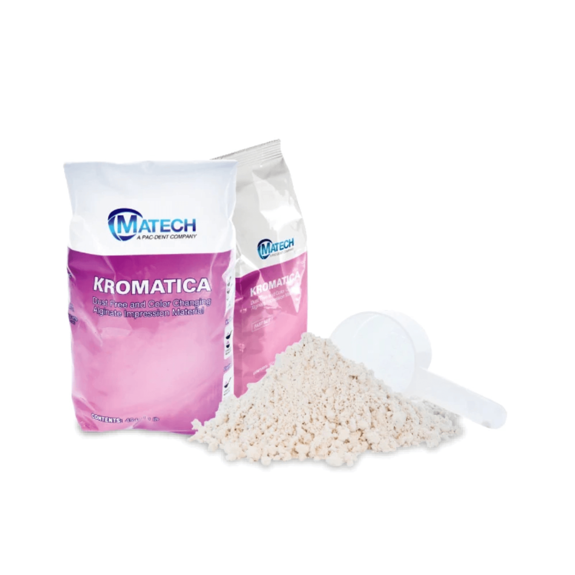 Kromatica Color-Changing Alginate Impression Material, Dust-Free, Fast Set, Non-Flavor, 1 lb Pouch, 305-204 - Kromatica Color-Changing Alginate Impression Material, Dust-Free, Fast Set, Pouch, 1 lb, Non-Flavor, 305-204 - Image 1
