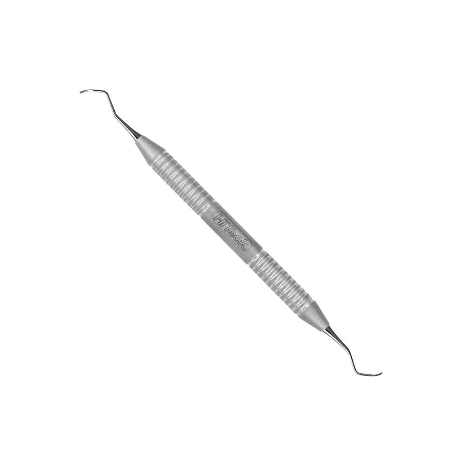 HiTeck Medical Instruments 3/4 Rule Universal Curette, Double-Ended, 1218 - 3/4 Rule Universal Curette, 1218 - Image 1