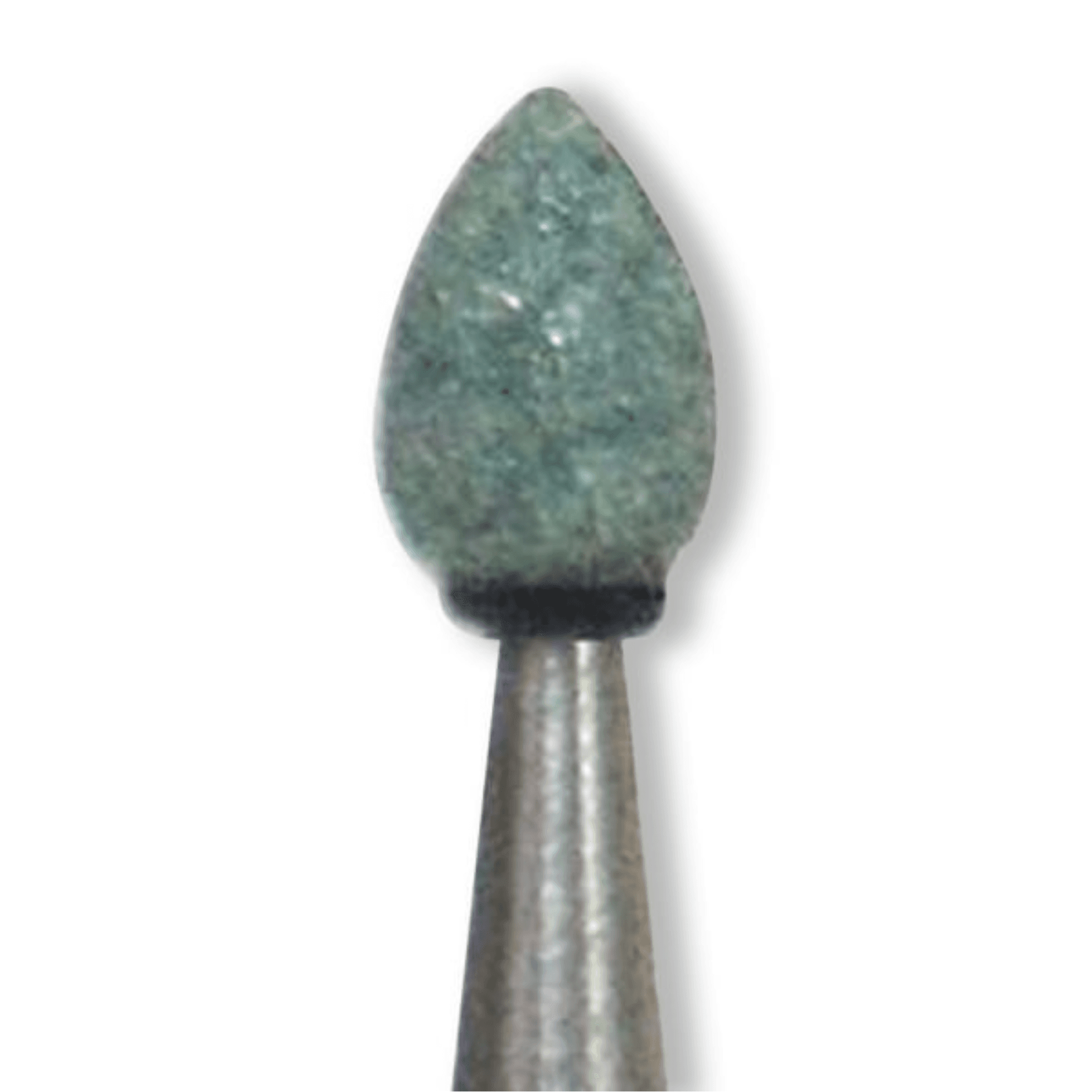 Shofu Dura-Green Stones CA FL1 Flame Contra Angle Silicon Carbide Finishing Stones, 12/Pack, 0059 - Dura-Green Stones CA FL1 12/Bx, 0059 - Image 1