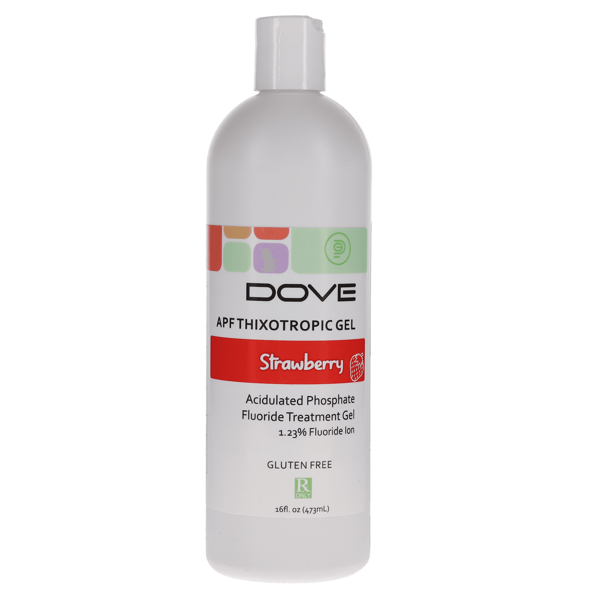 Fluoride Gel 60 Sec. 16oz Strawberry, 102043 - Fluoride Gel 60 Sec. 16oz Strawberry, 102043 - Image 1