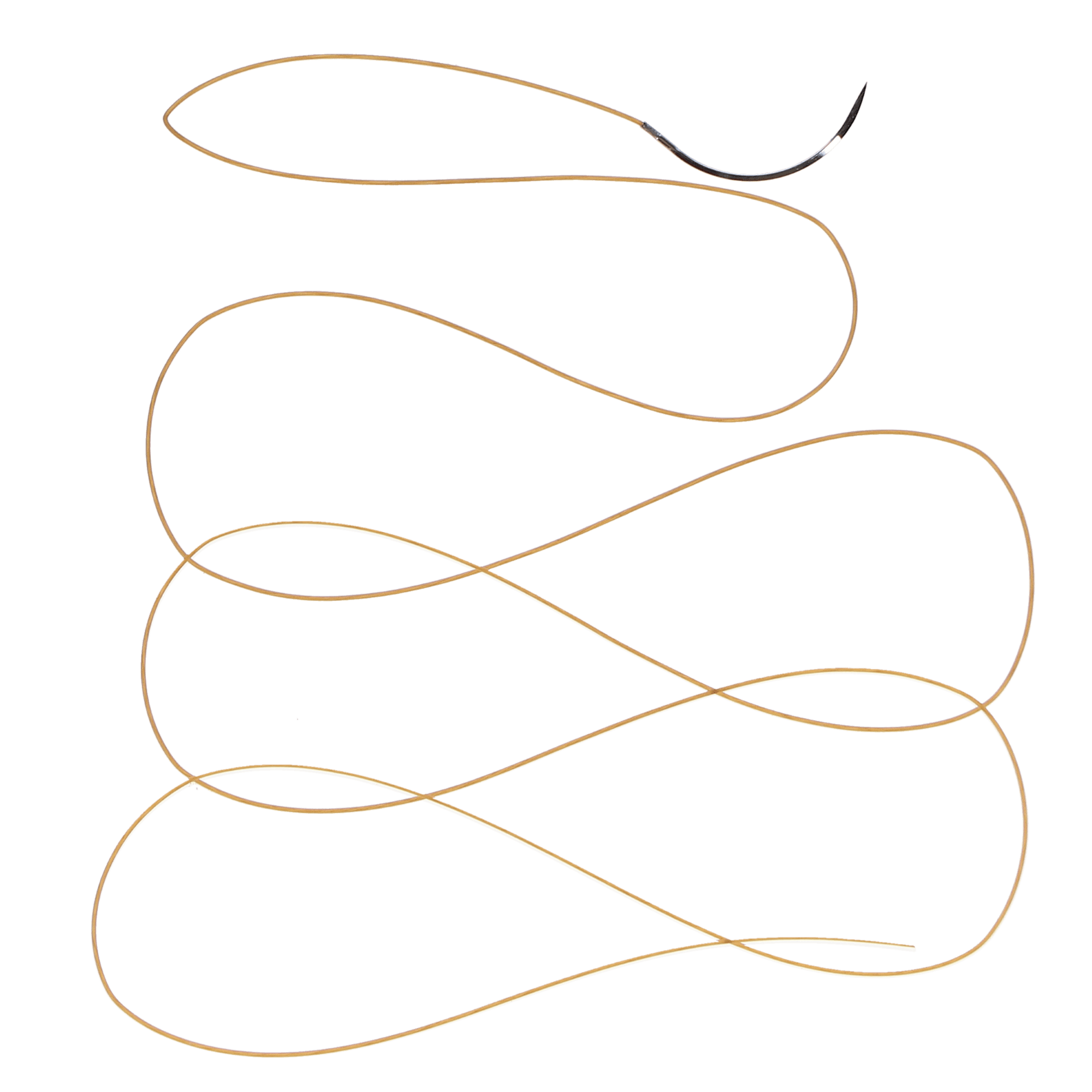 HSB Chromic Gut Suture, C-6, 3-0, 18", 12/Bx - HSB - Suture Chromic Gut C-6 3/0 18" 12/Bx - Image 1